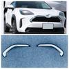 For Toyota Yaris Cross    ABS Chrome Car Front Grille Cover Trims Protection Sticker Car Styling Accessories