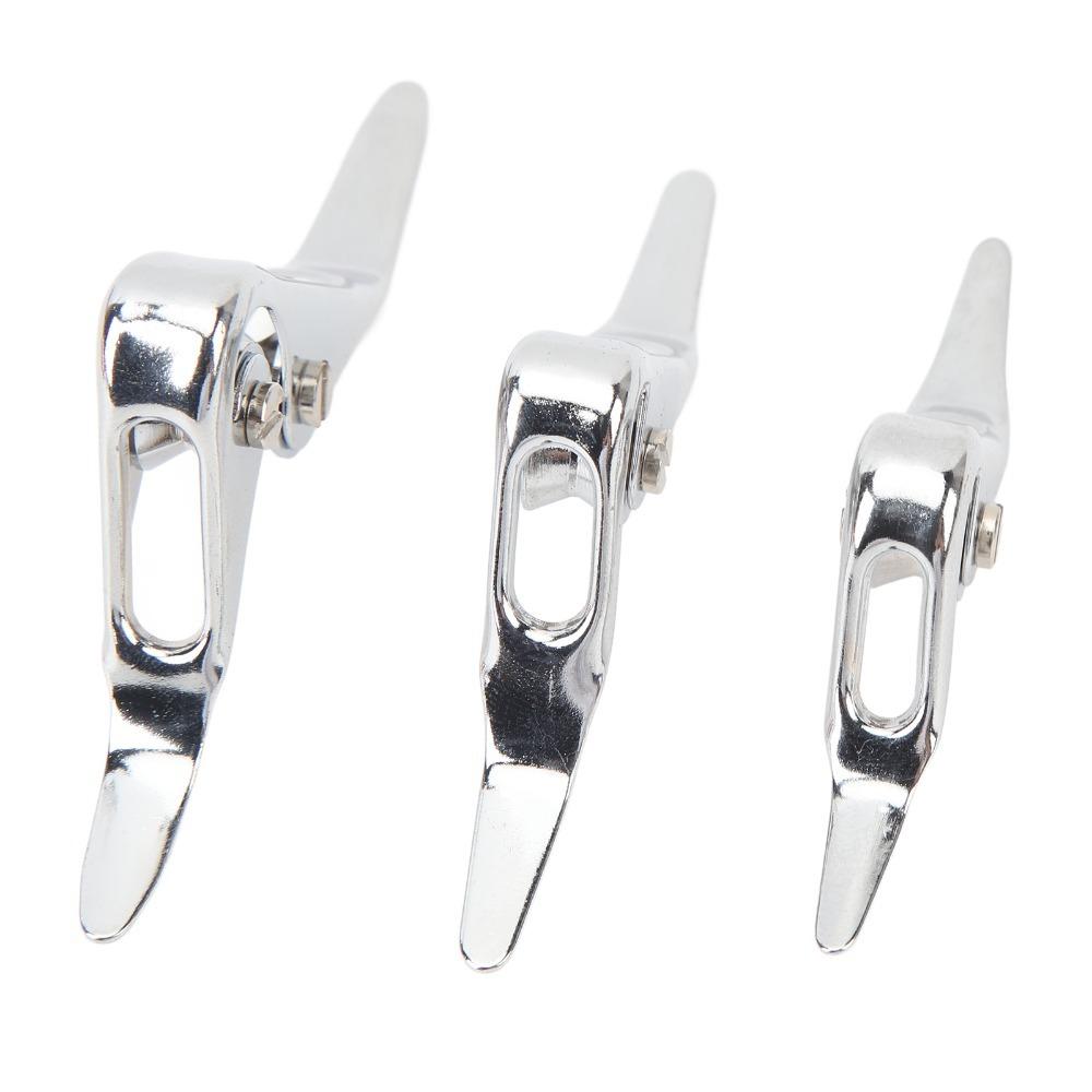 3PCS Double Pulley Fishing Roller Guide Tip Aluminum Alloy Silver Fishing Rod Roller Tip Multiple sizes Pole Roller Guide Tip