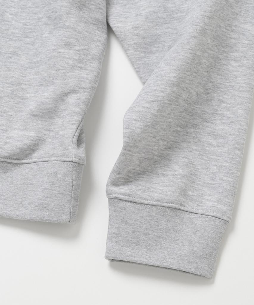 XOX Brushed Oversized Half-Zip Sweatshirt [M/Grey]