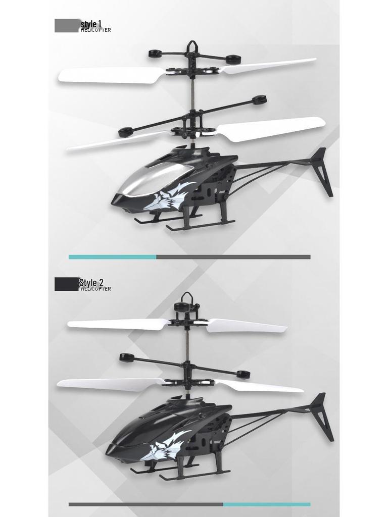 Dual-Mode Gesture-Control Shark Helicopter Drone