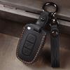 Leather Keychain Car Key Case Cover for Kia Carnival K3 K5 Forte Sportage R D5 KX5 KX3