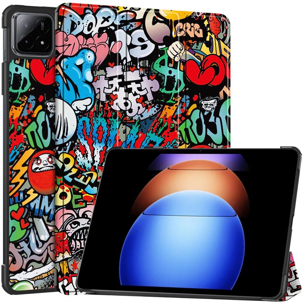 Case for Xiaomi Pad 6S Pro 12.4, Smartcase, Graffiti