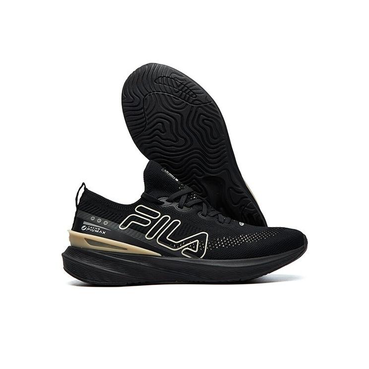 FILA Athletics Vola 200 Sport Simple Fabric Low-Top Marathon Running Shoes Women sneaker Black A12W112202FBK