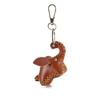 Elephant Hanging Ornament PU Leather Bag Pendant Classic Car Key Chain  Gift