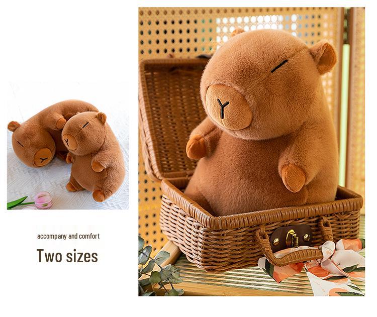 Trendy Capybara Plush Toy - Adorably Quirky Design