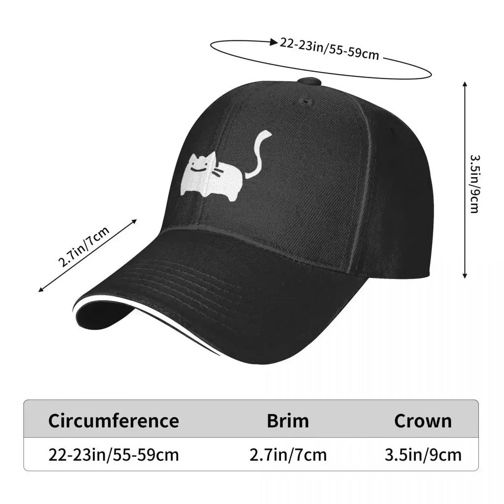 Cat Baseball Caps Fashion Men Women Hats Outdoor Adjustable Casual Cap Sports Baseball Hat Polychromatic