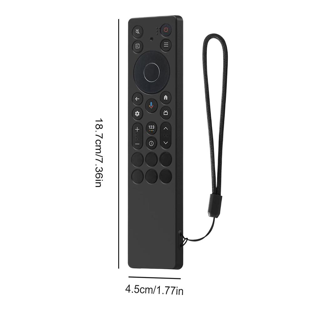 For TCL RC923A/RC813A Silicone Remote Control Protective Case with Lanyard Shockproof Anti-Slip Protect TV Sleeve Shell Supplies