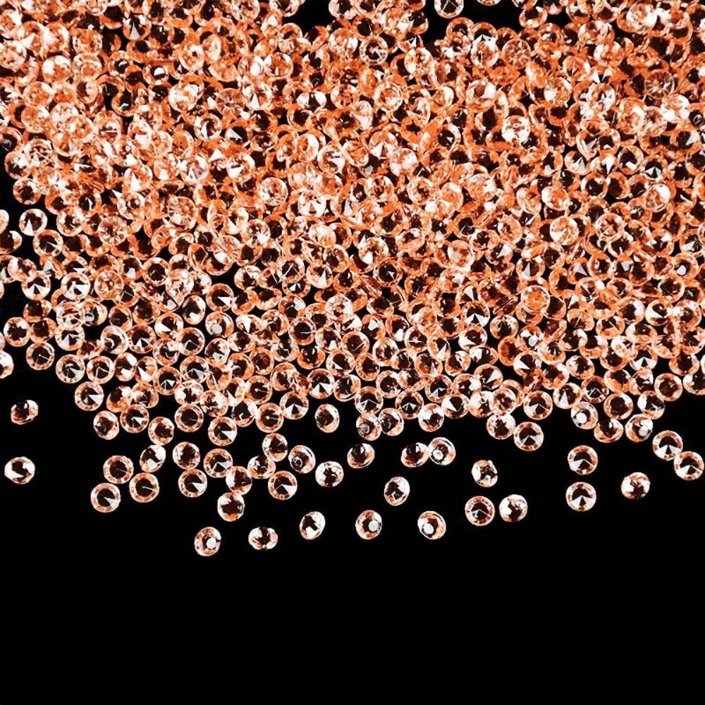 

Bottom Jewelry Wedding Party Vase Filler DIY Bare Nail Drill Epoxy Rhinestones Faux 15