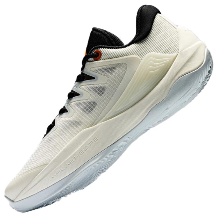 Anta Jianshan 2.5 Retro Comfortable Trendy Slip-Resistant Durable Low-Top Basketball Shoes Men Sneaker Ivory-White 112521604-1