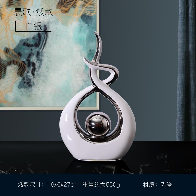 

Nordic Luxury Abstract Living Room Home Decoration Статуя Аксессуары Керамические статуэтки Украшения для офисного стола Поделки Подарок