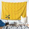 Klassisches Rot-Gelbes Polka-Dot-Muster Wandteppich Dekor Kunst Ästhetische Wandteppiche für Wohnzimmer Heimwandtuch Wandbehang