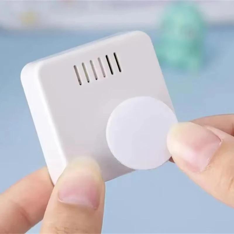 Mini-Temperatur- und Luftfeuchtigkeitsmesser für den Innenbereich, Schlafzimmer-Temperaturmesser, Tragbare elektronische Digitalanzeige, Luftfeuchtigkeit und Temperatur
