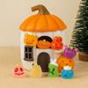 8pcs Micro Landscape Halloween Figurines Resin Craft Little Statue  Home Decor
