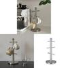 Creative Wallmounted Coffee Mug Organizer With Metal Hooks For Home Decor And Gift