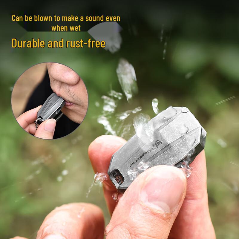 Titanium Alloy EDC Survival Whistle