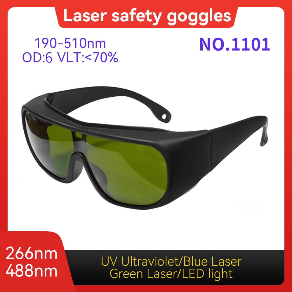 Lāzera aizsargbrilles 10600nm OD6 UV400 532nm