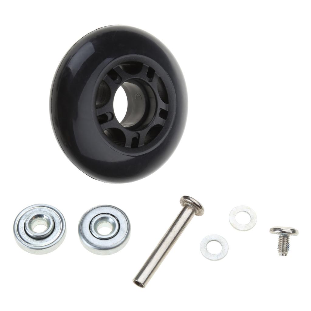 Suitcase Wheels Trolley Case Luggage Wheels Flexible Luggage Suitcase Swivel Wheels Mute Suitcase Replacement Wheels