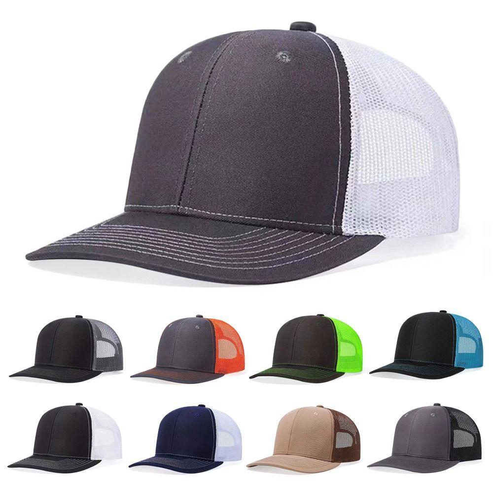 Casual Mesh Summer Baseball Cap Hip Hop UV Protection Sun Hats Breathable Adjustable Sports Visor Men Women