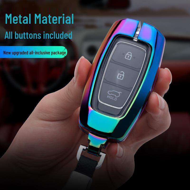 Hyundai 2019 Fiesta ix35 & All-New Santa Fe Key Cover with Buckle