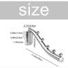 Wall Mount Clothes Hanger Metal Heavy Duty Drying Coat Hook Rotable Clothing Hanging Storage Hook Holder - DD