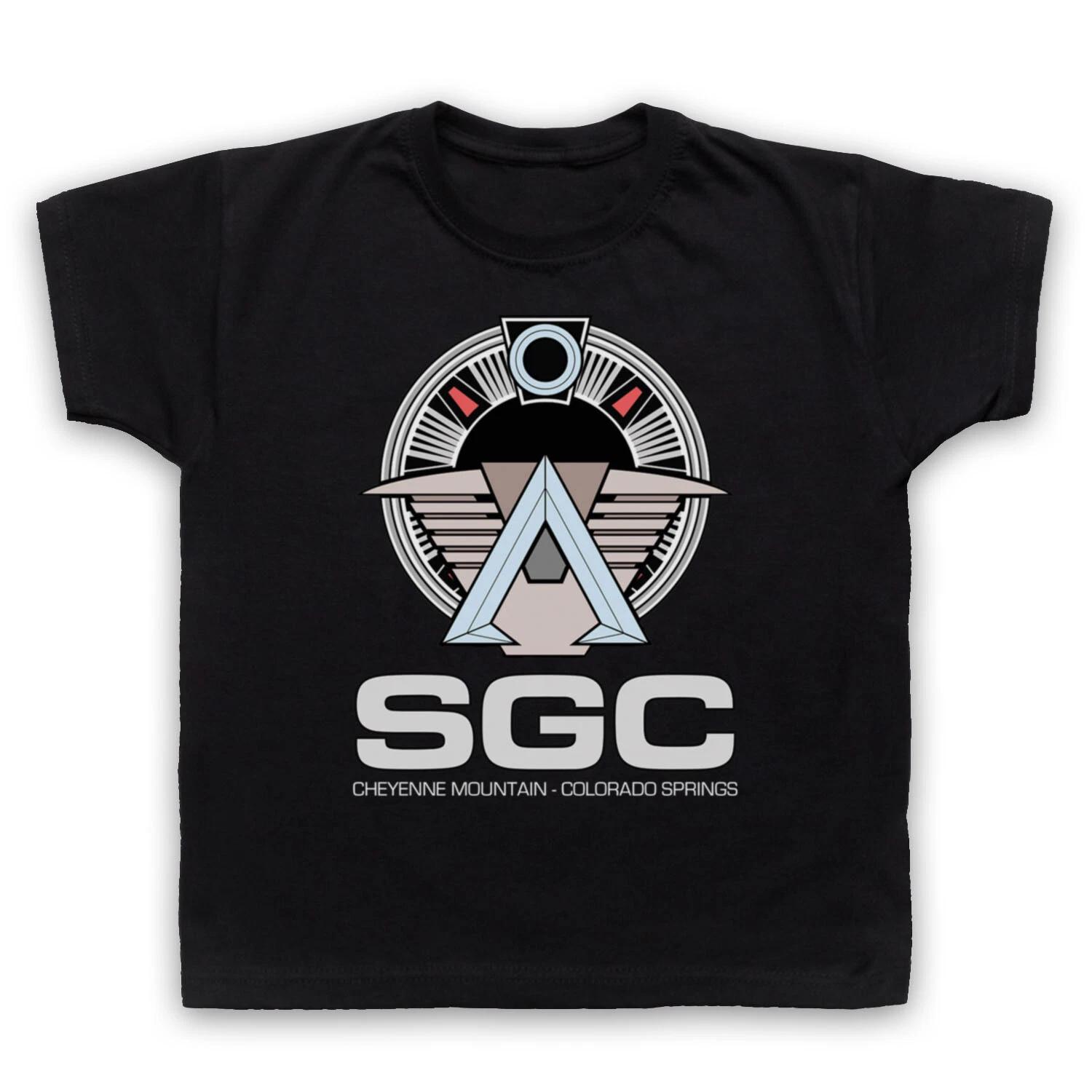SGC STARGATE UNOFFICIAL STAR GATE COMMAND SCI FI TV KIDS CHILDS Boys Baby Children T-shirt 150