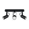 Black Adjustable Wall-Ceiling Fixture 25W Lofta 3Xgu10 Ideus 04395