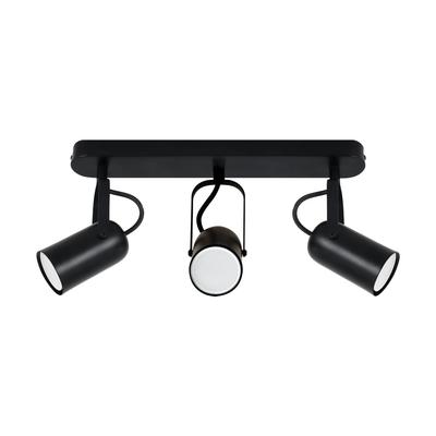 Black Adjustable Wall-Ceiling Fixture 25W Lofta 3Xgu10 Ideus 04395