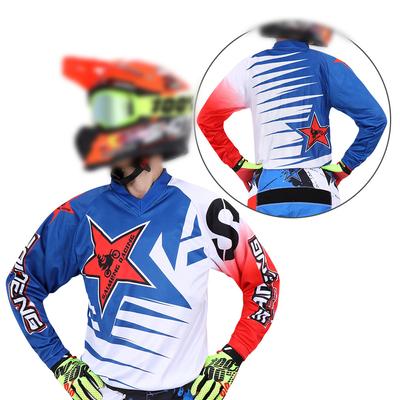 Camisa de motocross corrida off-road bicicleta mx enduro moto motocicleta flexair roupas criança menino menina moto criança mountain dirt bike downhill