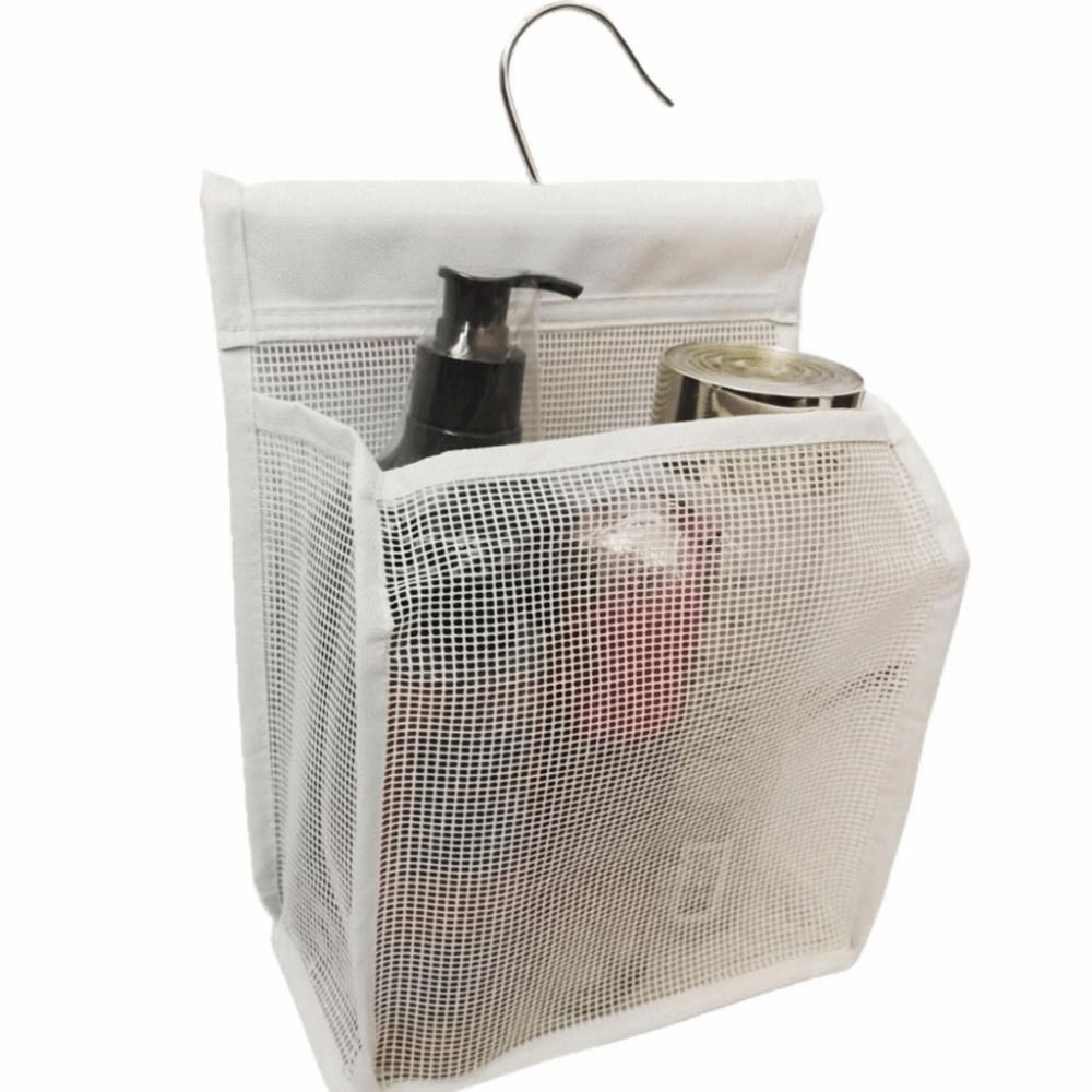 Mesh Hanging Shower Bag Large Capacity Wash Bag Bath Basket Shower Storage Basket Gym