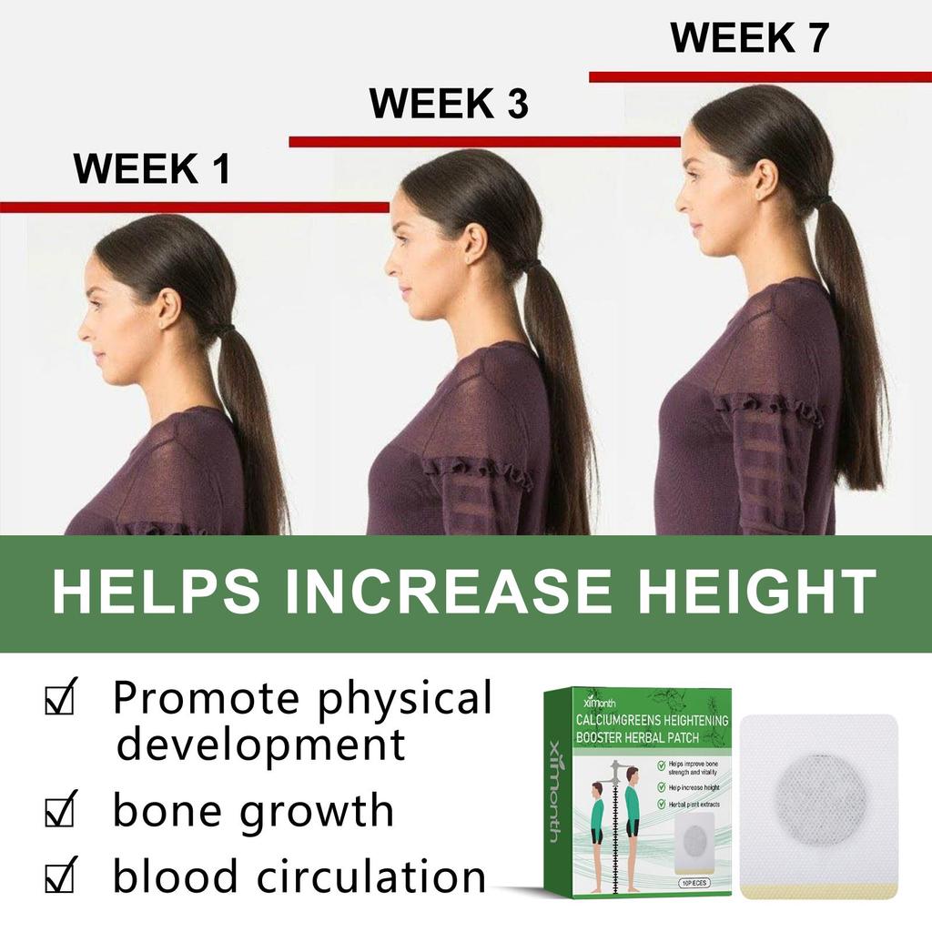 10pcs  Herbal Booster Patch Body Height Care Plantar Acupressure Foot Health Booster Patch