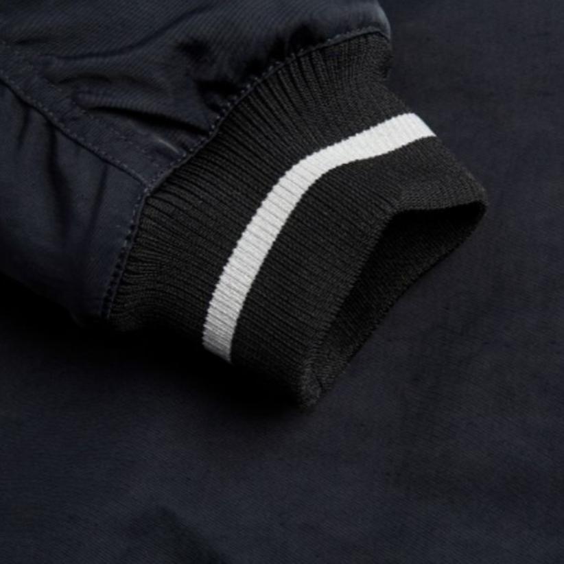 Jordan Jachetă Caldă cu Guler Baseball Brodată cu Logo Jumpman pentru Copii Jachete Negru JD2212006GS002