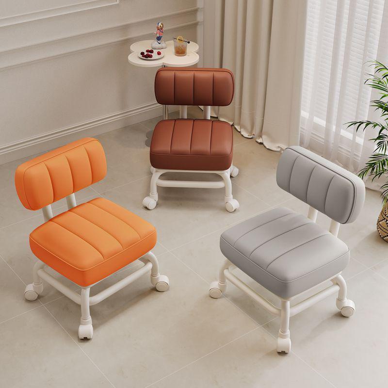 Universal Low Wheel Stool for Home with Thickened Material and Casters