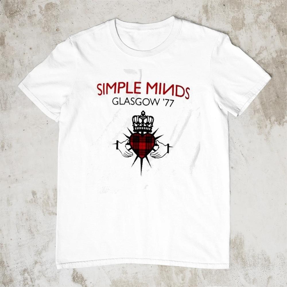 Simple Minds Band Glasgow 77 T Shirt Full Size S5xl S