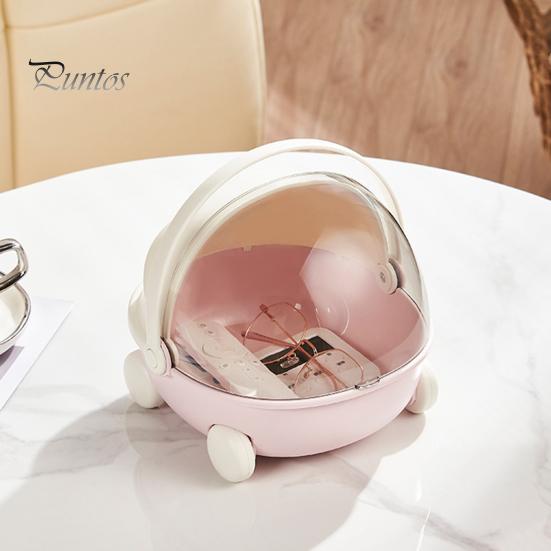 Organizador de caja de almacenamiento con gran capacidad de carga, resistente al polvo, gran capacidad, bonito diseño de cuna, contenedor de almacenamiento de artículos diversos