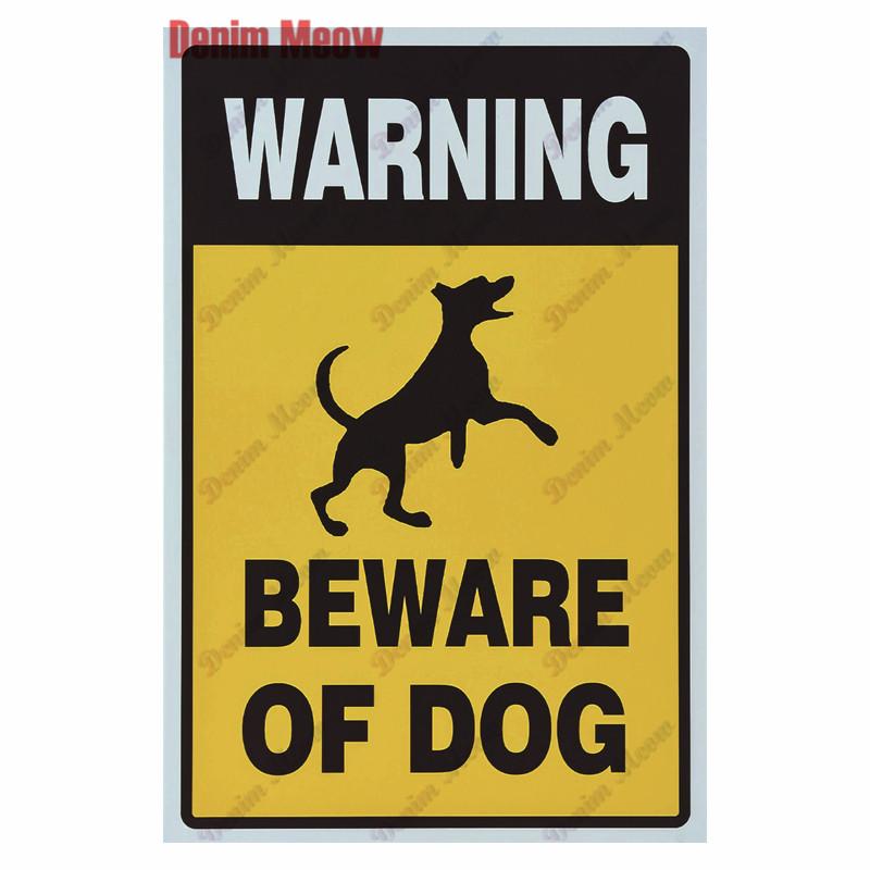 Smile Beware of Dog Tin Sign, Warning Video Poster, No Parking, Wall Art Poster, Pub Public Area Painting, Home Decor, WY104