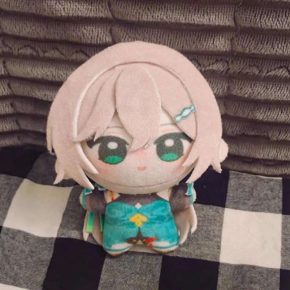 Hra Honkai: Star Rail 10cm plyšová panenka Sparkle Firefly Bailu Dan Heng Nunu s potištěným vzorem přívěsek na klíče dárek