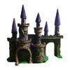 Aquarium Castles Statue Artificial Hideouts House Resin Aquarium Decorations Art Crafts  Habitat Ornaments