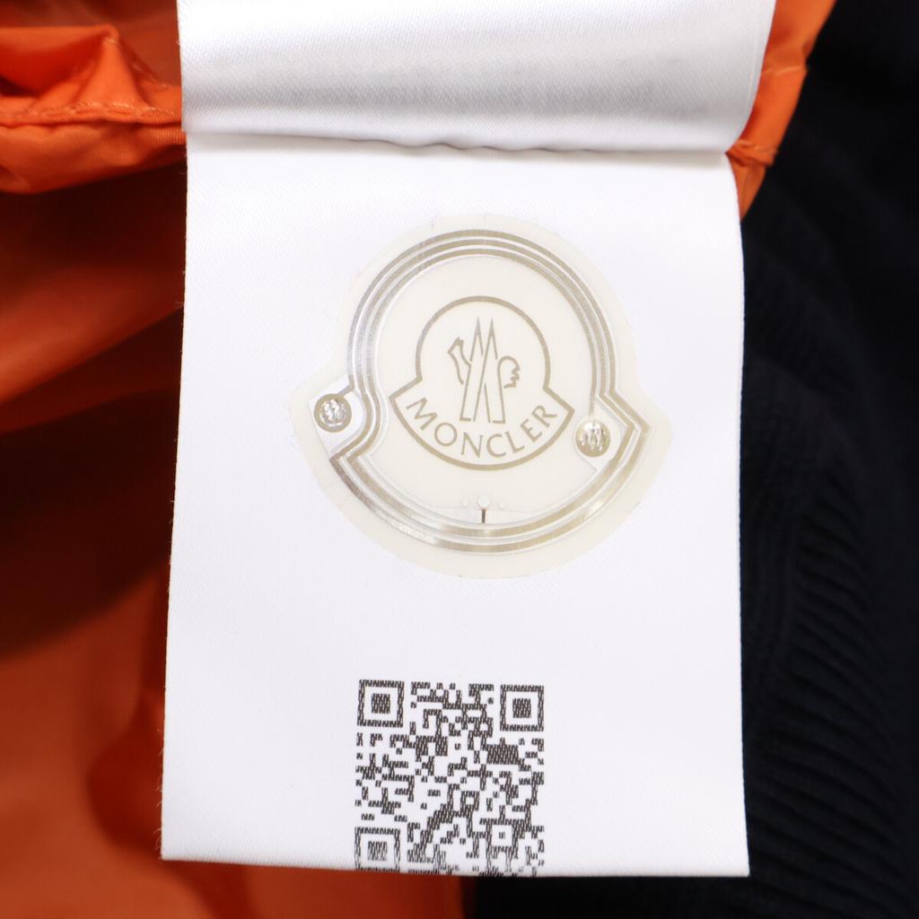 Moncler D10914012385 MONTUSSAN Navy X Orange Bomber Jacket Jacket 3 Navy X orangeUsed