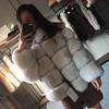 Women's Faux Fox Fur Coat Was Thin Collar Fur Female
