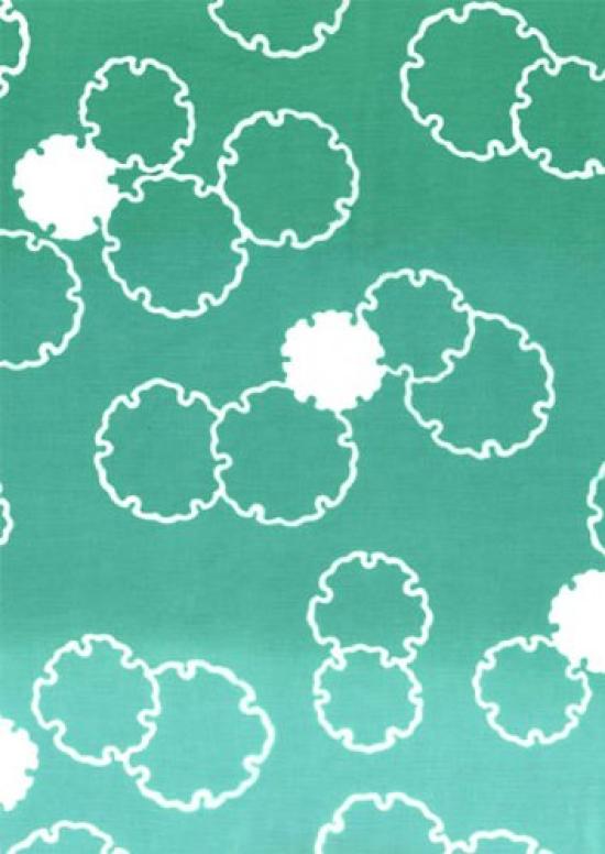 

Tenugui Hand Chusen Made in Yukiwa Niwa-zome Towel, Dye, 100% Cotton, Japan, зелёный