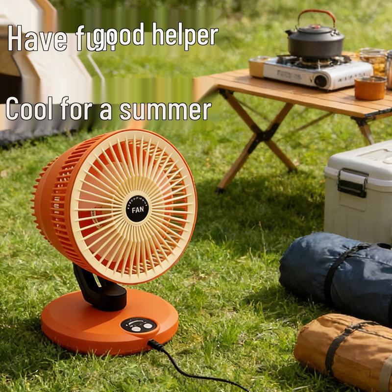 USB Charging Silent Oscillating Desktop Fan for Office, Dorm, and Home