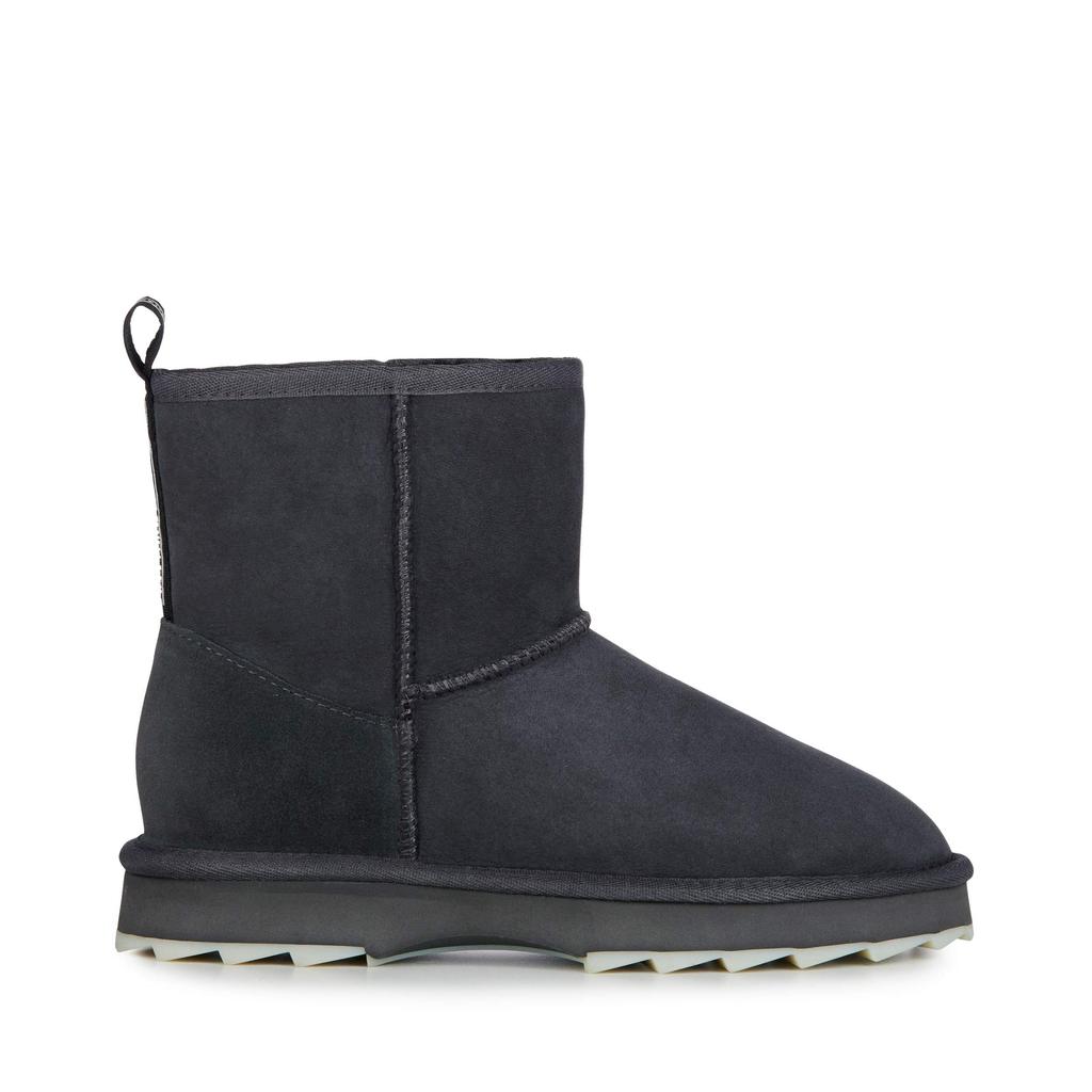 EMU Australia Sharky Mini Fashion Boots in Dark Grey/Transparent