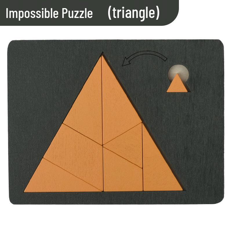 Children's Wooden Brain-Teaser Puzzle: Adult Decompression & Educational Challenge Toy