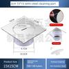 304 Thickened Stainless Steel Cleaning Access Port 110 Floor Inspection Port Hotel Engineering Cleaning Port Plug-In Floor Drain
