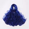 Solid Color Muslim Chiffon Jersey Hijab Soft Scarf Shawls Versatile Women Headscarf  Muslim