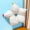 Polka Dot Star Sponge Scrunchie Hair Tie for Women