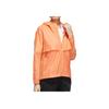 Adidas Logo Hooded Long Sleeve Zip Jacket Women Jackets Orange EH5013