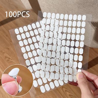 100 Pièces Ongles Press-On Double Face Gelée Ruban Colle à Ongles Adhésif Autocollants Transparents Manucure Nail Art Présentoir Salon Pratique Affichage
