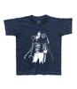 Camiseta Infantil CAPITAN Pirata Arcadia Jolly Roger Caveira Bandeira