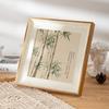 Vintage Square Chinese Style Photo & Calligraphy Frame: Creative Retro Tabletop or Wall Decoration